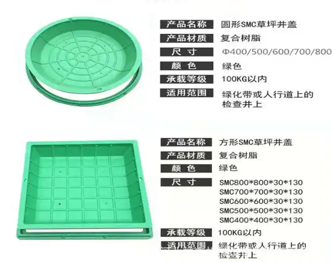 和平镇树脂复合种植井盖展示